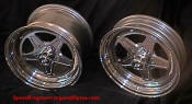 Bogart -The lightest wheels you can buy.  drag wheels  polished aluminum - C5 Corvette