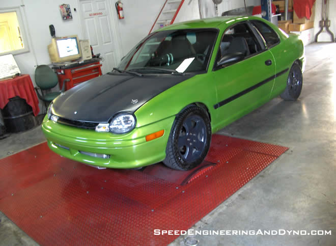 Dodge Neon turbo methanol Hahn racecraft